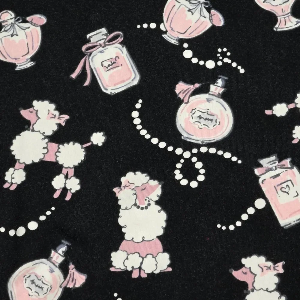 Gymboree Girls Paris Fashion Poodle Long Sleeve Cotton Dress Size 10 Tres Chic